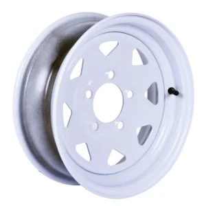 RIN REMOLQUE 13" DEPORTIVO 5 BIRLOS EN 4.5" BLANCO 1,660 LBS