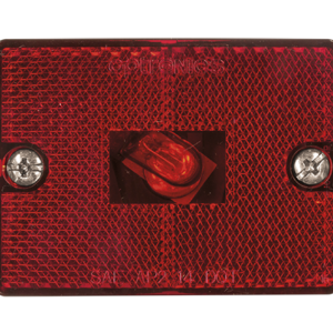 Luz roja lateral y reflector
