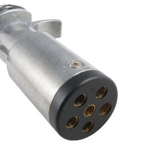 Conector redondo para remolque