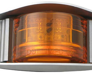 Luz LED ámbar lateral con base metálica