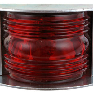 Luz roja lateral con base metálica