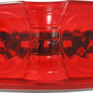 Luz roja rectangular doble óptico