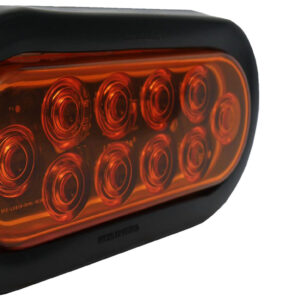 Luz ámbar de 6" con 10 LED's forma oval sellada