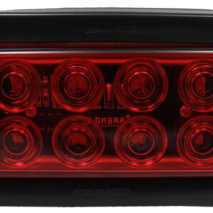 Luz roja 6" con 10 LED's forma oval sellada