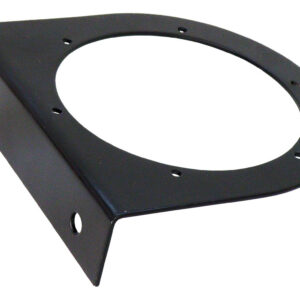 Soporte de lámina negra para luz oval de 4"