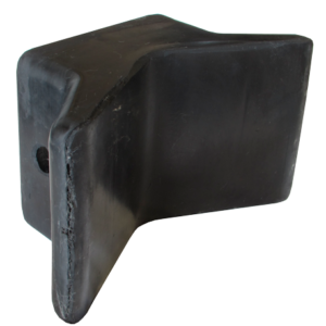 Tope de hule tipo V 4" x 4"
